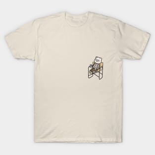 Cat on Chair #001 T-Shirt